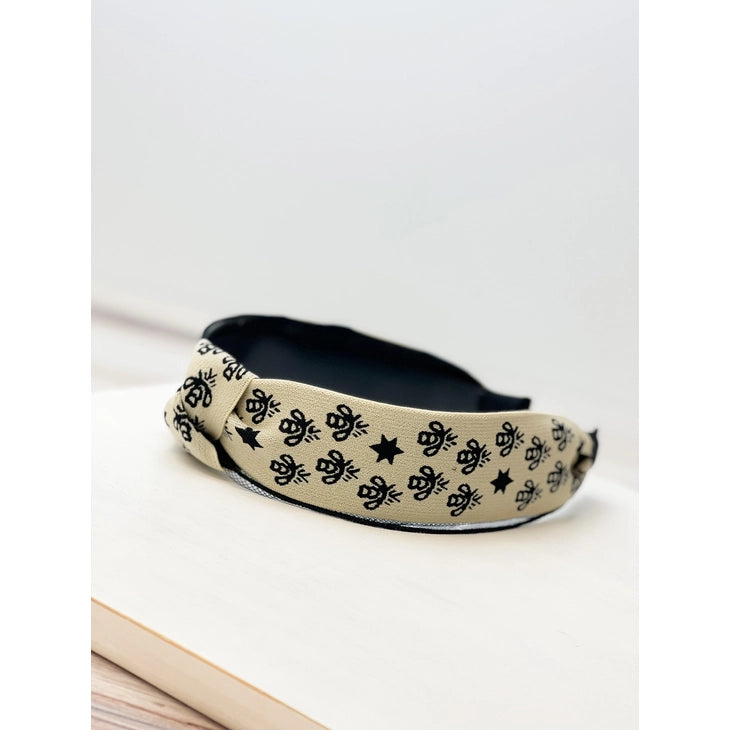 Bumble Bee Top Knot Headband
