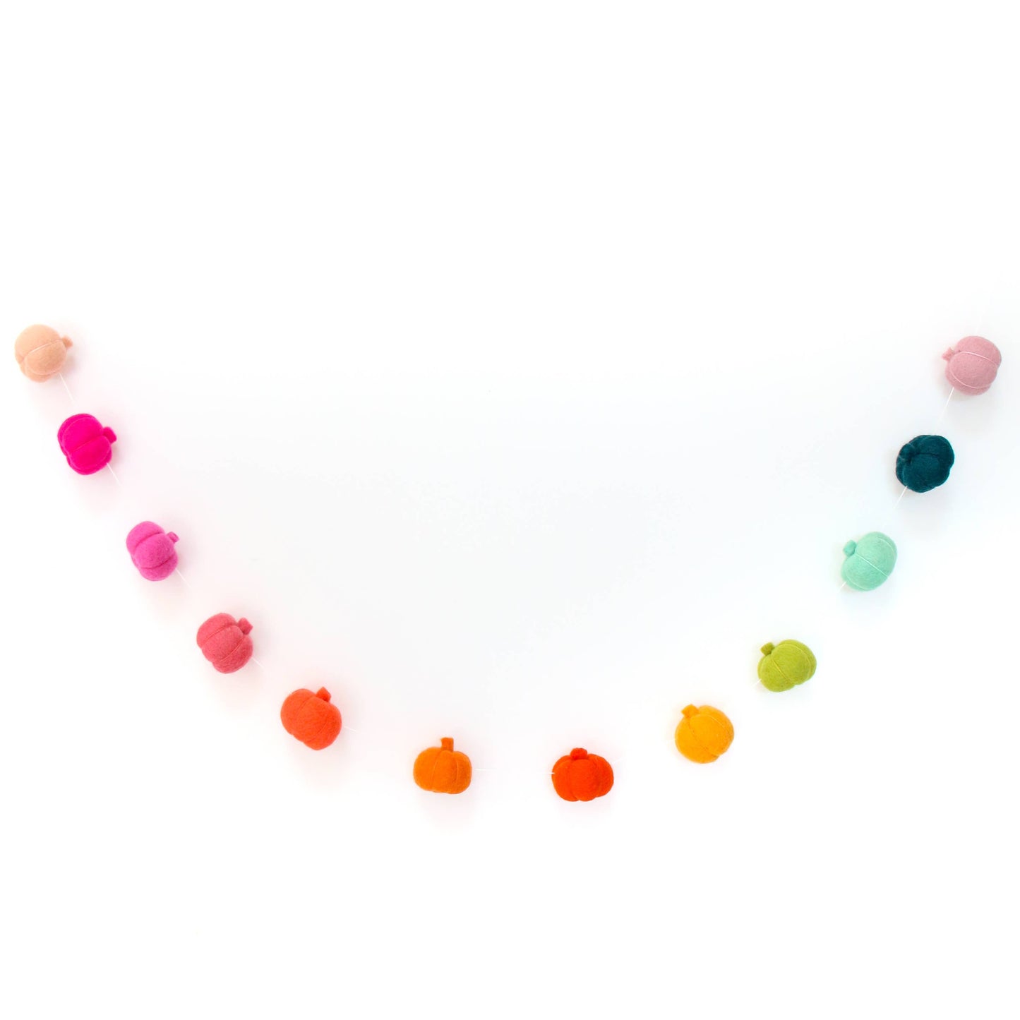 Kailo Chic - Rainbow Pumpkins Halloween Felt Garland