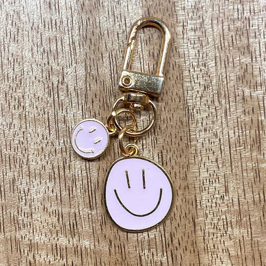 Tiny Smiles Enamel Keychain