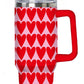 Queen of Hearts 40 Oz Tumbler Cup