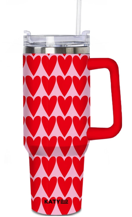 Queen of Hearts 40 Oz Tumbler Cup