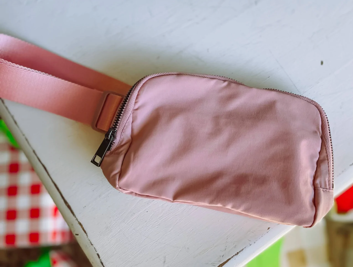 Dusty Pink Belt Bag