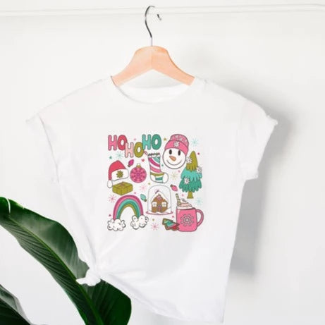 YOUTH Christmas Collage Doodle Tee