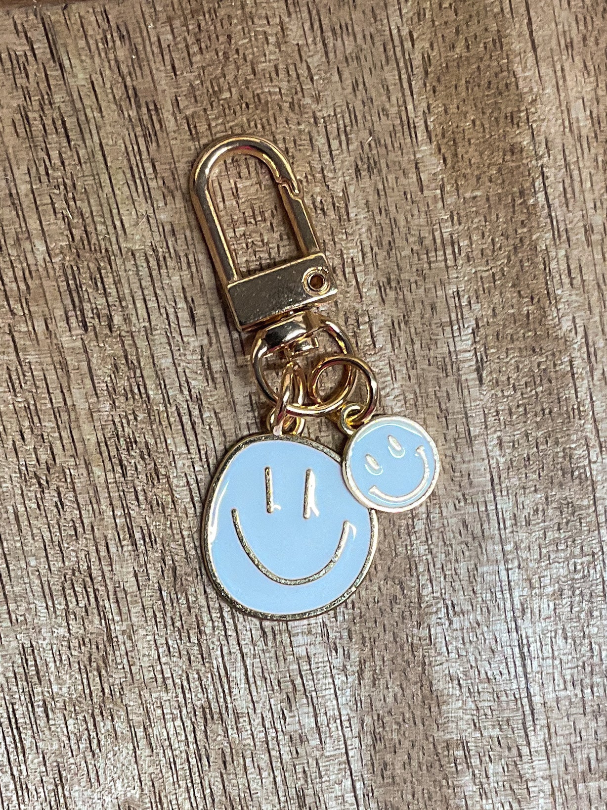 Tiny Smiles Enamel Keychain