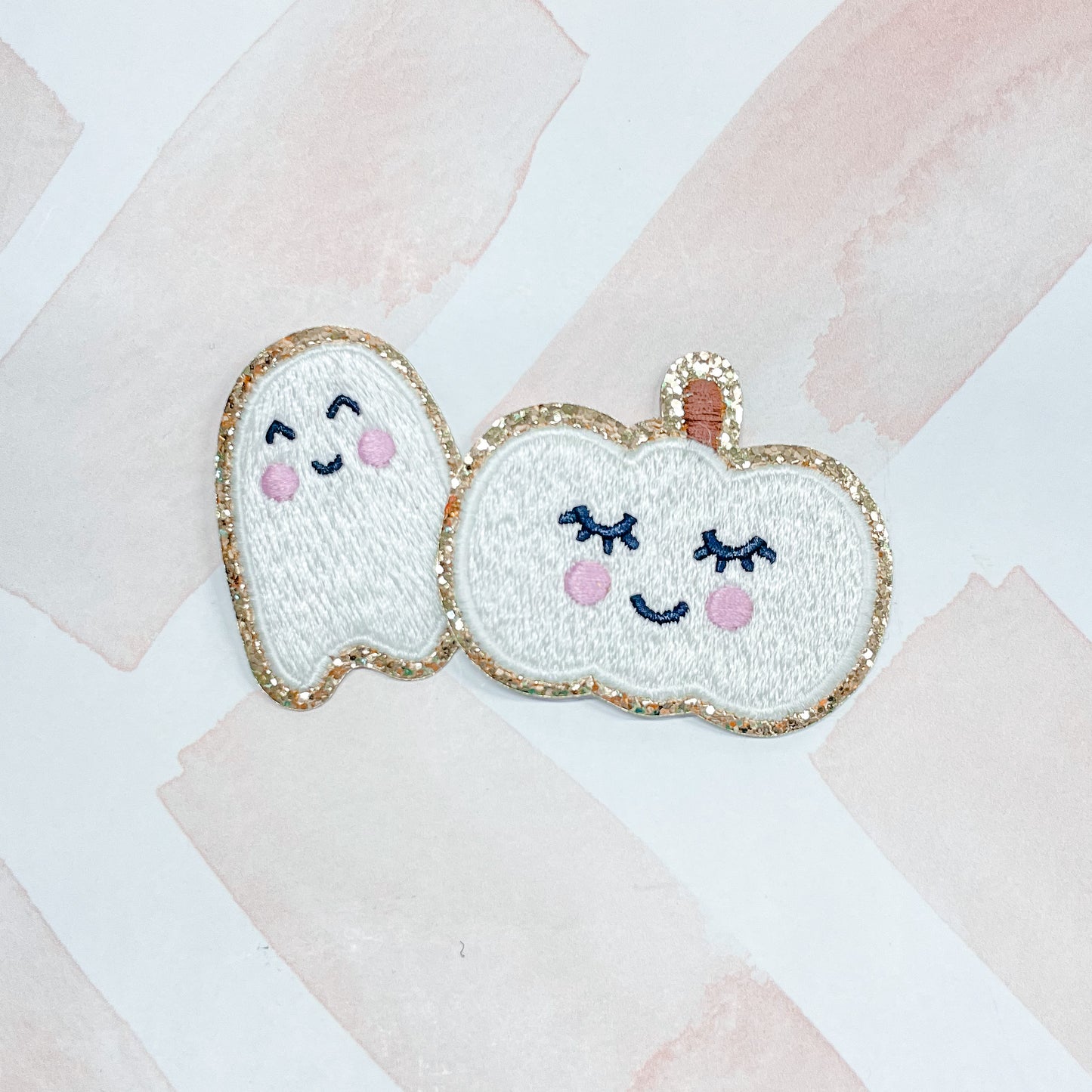 Halloween Chenille & Glow in the Dark  Adhesive Patch