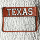 Texas Chenille Letter Clear Pouch