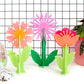 Acrylic 3D Flowers - Set of 3 Pink & Coral