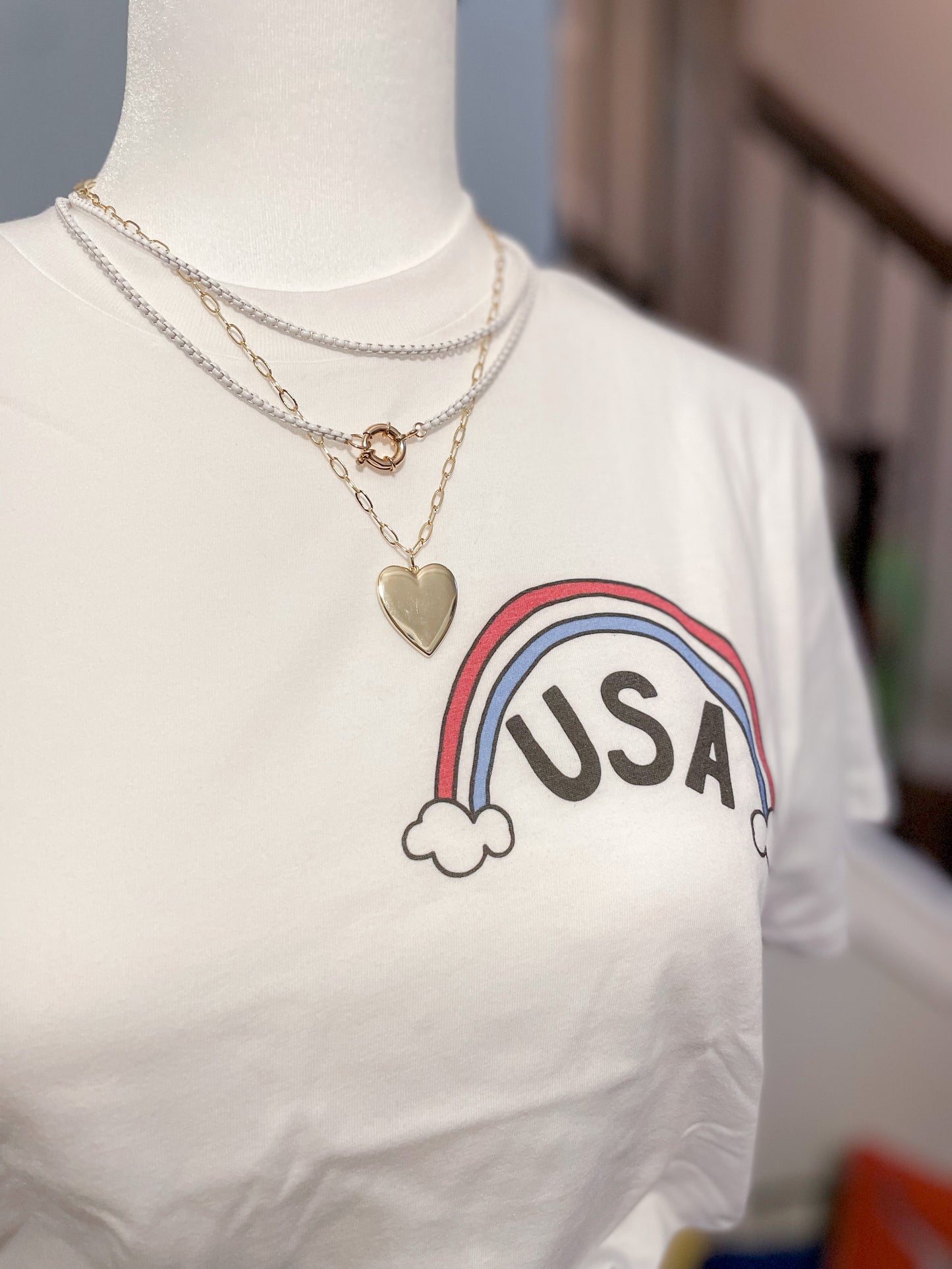 USA Rainbow Tee