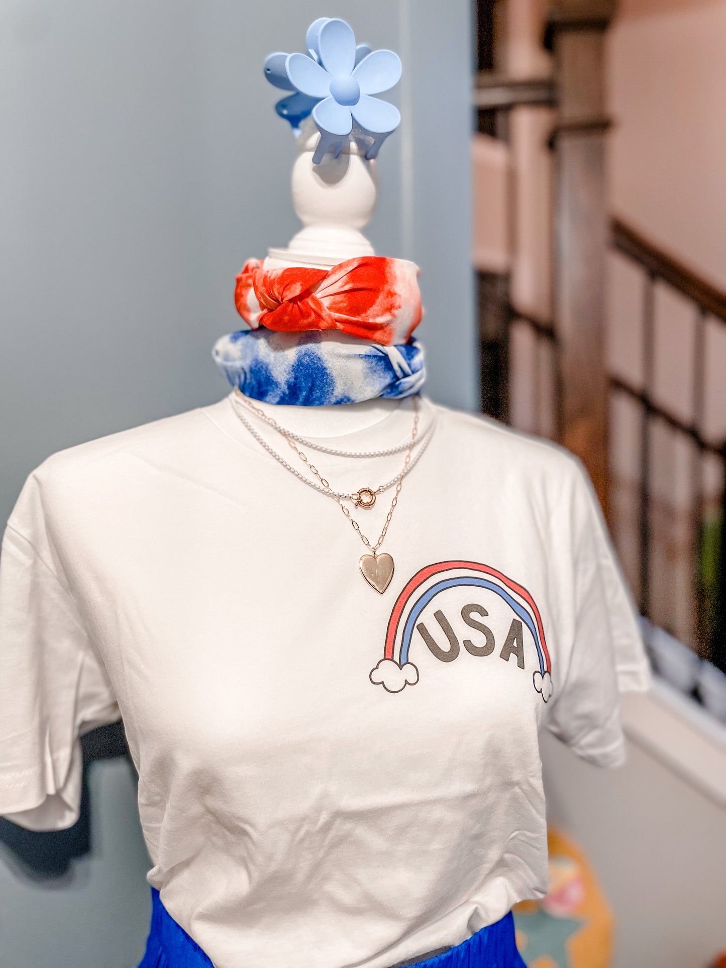 USA Rainbow Tee