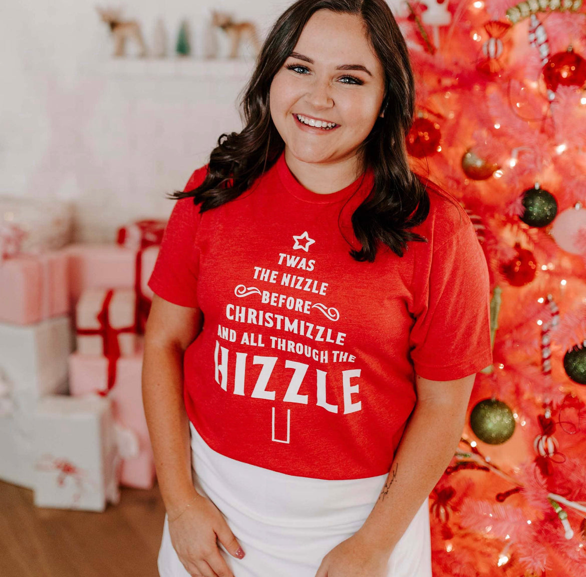 Twas the Nizzle Before Christmizzle - Women’s T-Shirt