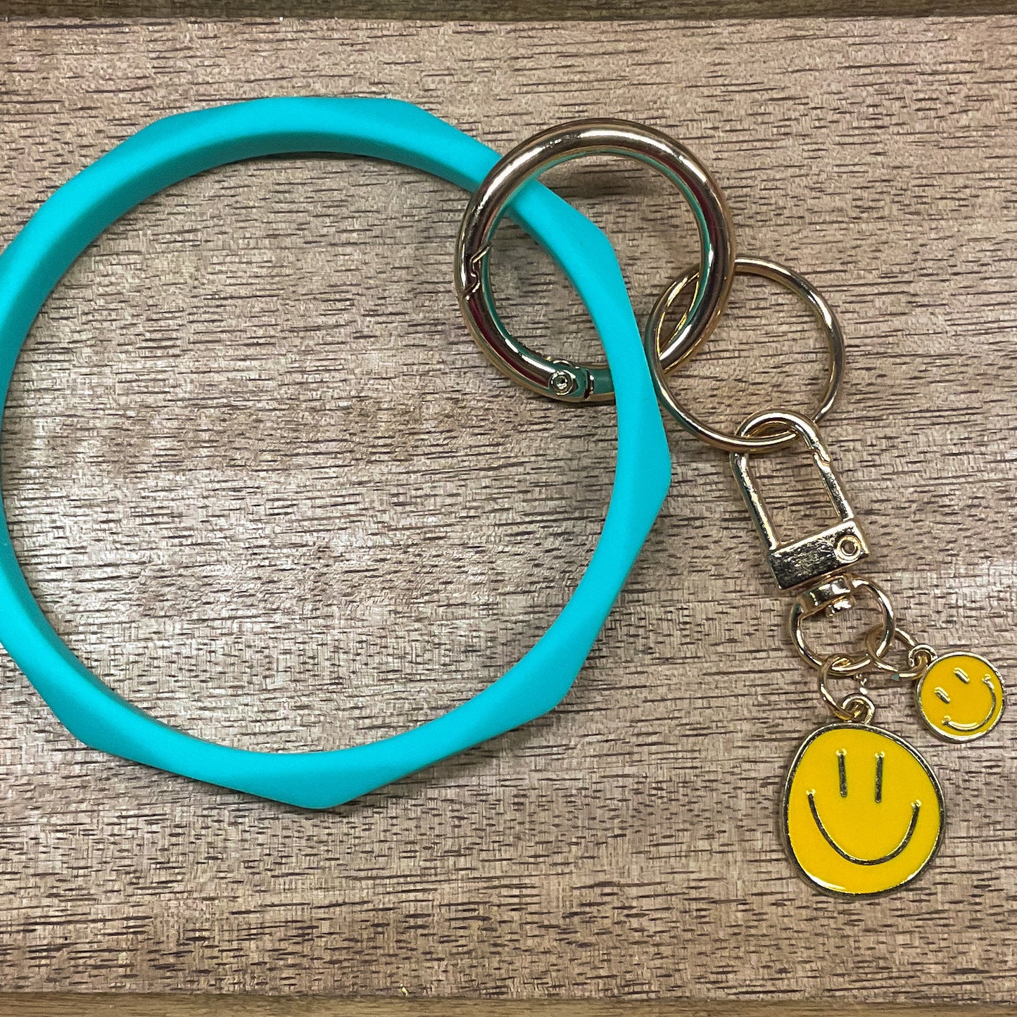 Tiny Smiles Enamel Keychain