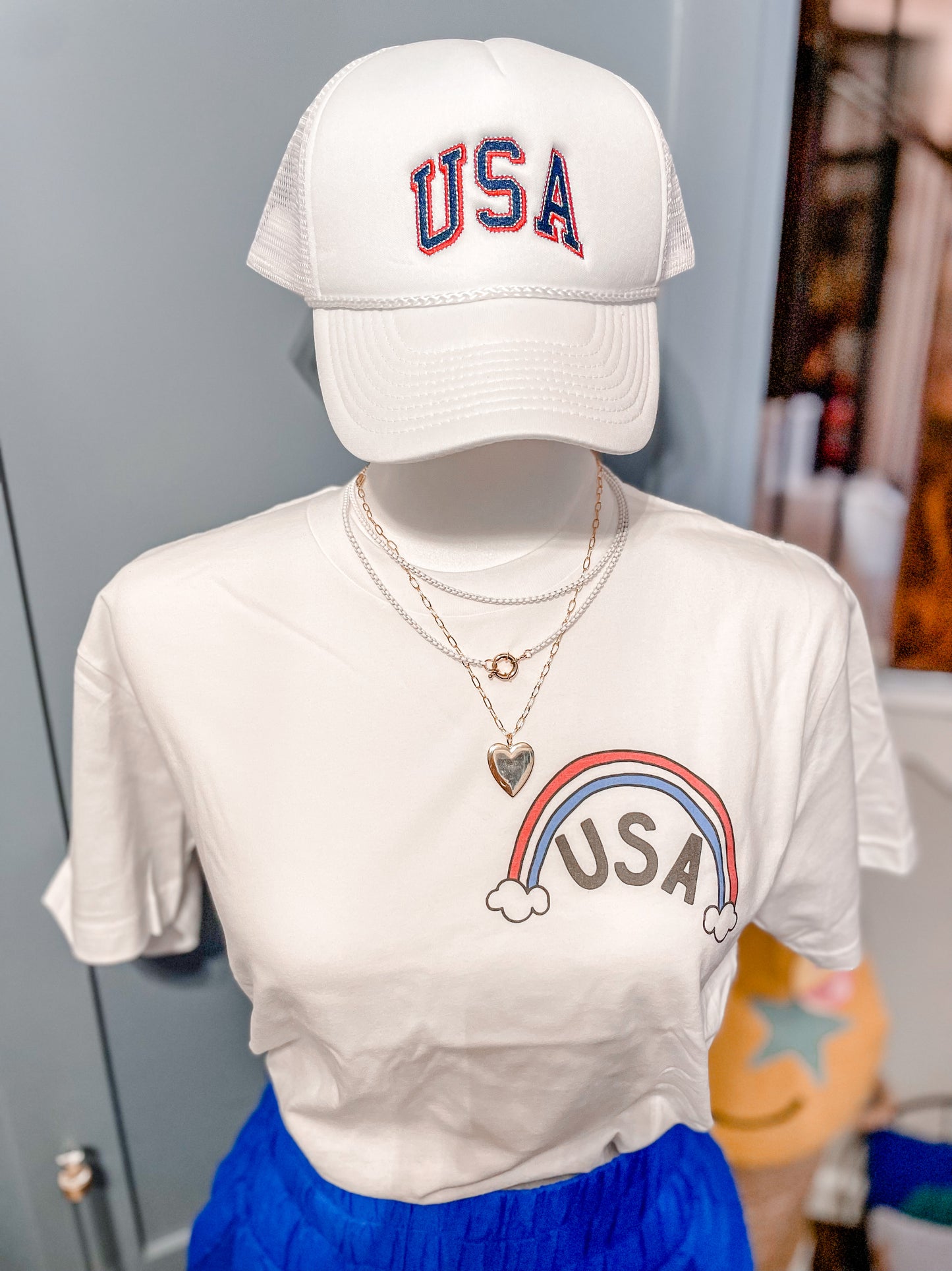 USA Rainbow Tee