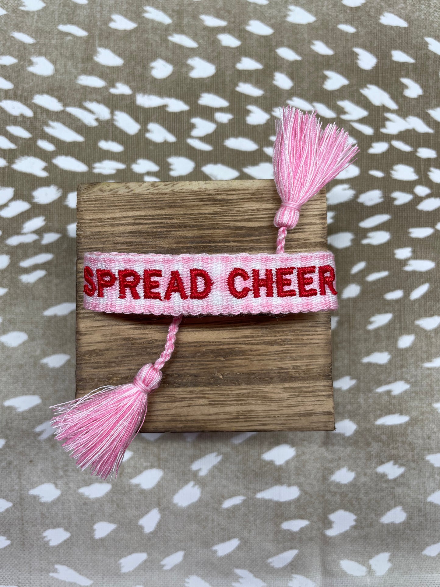 G+G Threads - Woven Bracelets - Spread Cheer