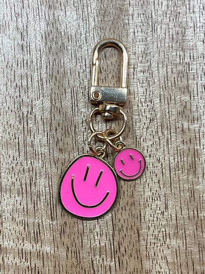 Tiny Smiles Enamel Keychain