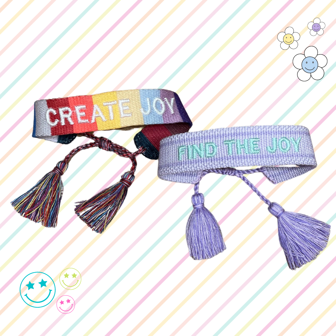 G+G Threads - Woven Bracelets  - Find the Joy
